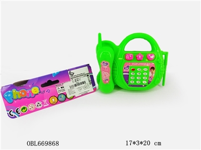 手提包灯光音乐电话机 - OBL669868