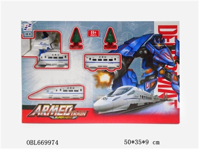 The electric rail train harmony deformation - OBL669974