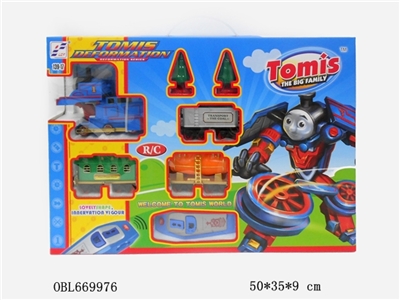 Remote control deformation Thomas rail train - OBL669976