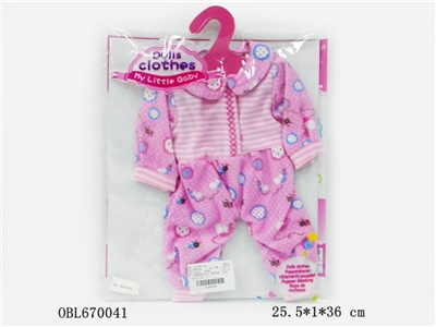The pink stripes conjoined garments - OBL670041
