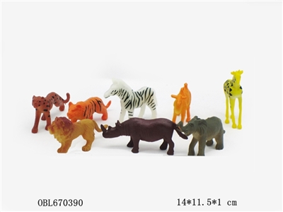 OPP bag only 8 pack animals - OBL670390