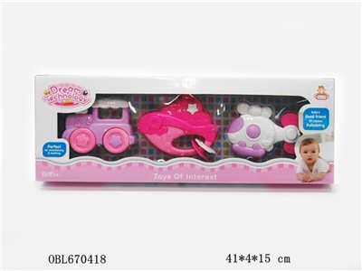 Girls only three color baby bell - OBL670418