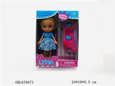 6.5 -inch mixed hair clips - OBL670671