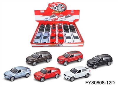 1:32合金轿车，宝马x6/奥迪 - OBL671182