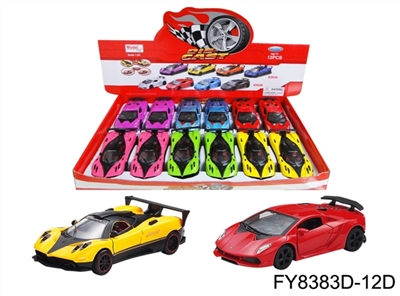 1:32合金帕加尼赛车/兰博基尼赛车混装 - OBL671217