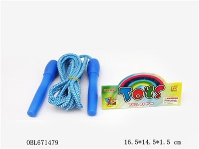Plastic handle net twine skip rope - OBL671479