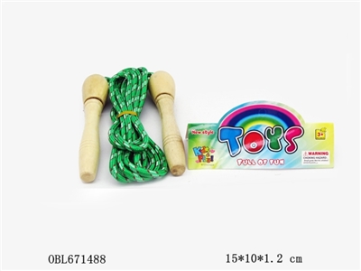 Thread with wooden handle rope skipping - OBL671488
