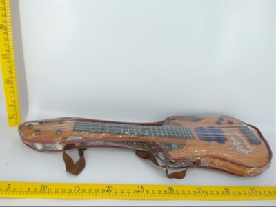 Backpack brown wood grain wire plays the guitar - OBL671633