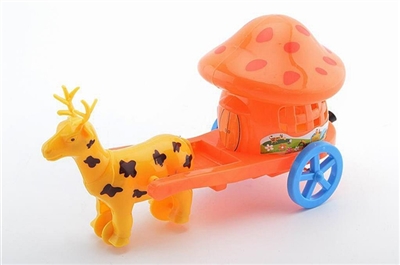 Pull the deer car (with lighting) - OBL671776
