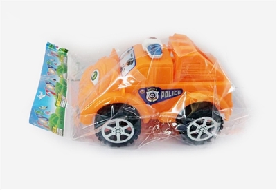 Solid color cord Tom cat police cars (with the bell can put sugar) - OBL672652