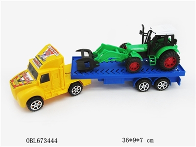 惯性拖头军车拖推土车 - OBL673444