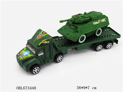 惯性拖头军车拖装甲车 - OBL673448