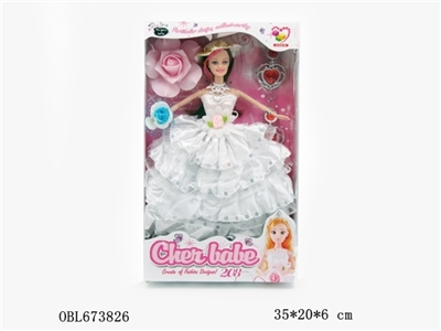 11.5 -inch fashionable dress girl - OBL673826