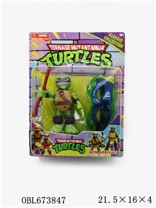 Teenage mutant ninja turtles (electric) with light and sound bag with a mask on - OBL673847