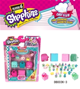 Shopkins第6代(收纳盒书包手袋吸板装） - OBL673977
