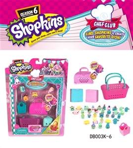 Shopkins第6代(书包香包篮子吸板装） - OBL673980