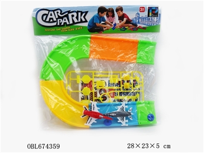 Educational scene building two plane - OBL674359