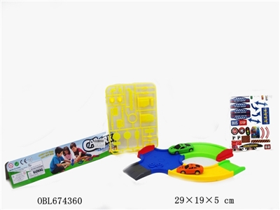 Educational scene building two scooter - OBL674360
