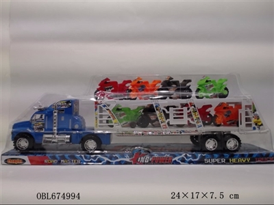 Inertial tow head double slide car only 8 motorcycle - OBL674994