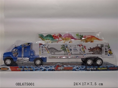 Inertial tow head double vehicle 6 dinosaur 4 grass - OBL675001