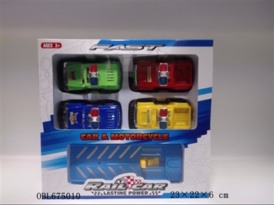 实色弹力越野警车 - OBL675010