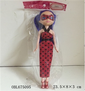 9 inches single girl ladybug OPP bags - OBL675095