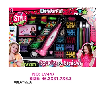 DIY2 1 strap letters and distribute jewelry set - OBL675516