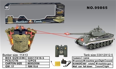 German king tiger VS bunkers - OBL675714