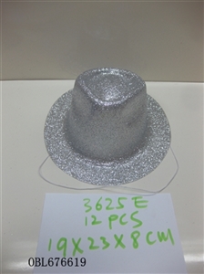 小金粉礼帽12只装1袋 - OBL676619