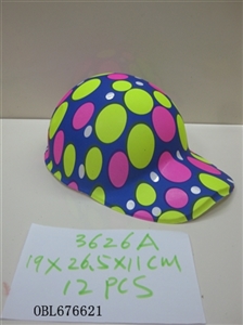 荧光鸭舌帽12PCS装1袋 - OBL676621