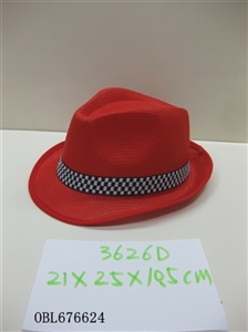 吊卡织布小礼帽 - OBL676624