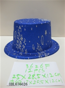金粉高帽印英文12装1袋 - OBL676626