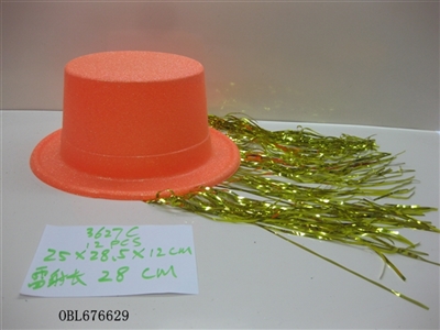 荧光金粉高帽加雷射条12只装1袋 - OBL676629
