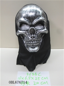 Little silver skull masks and caps - OBL676714