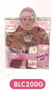 16 to 18 inches doll clothes with urine trousers pacifier - OBL676813