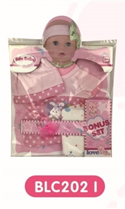 16 inch dolls clothes with urine trousers pacifier - OBL676834