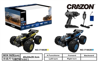 Remote control car 1:18 PVC car shell - OBL676861