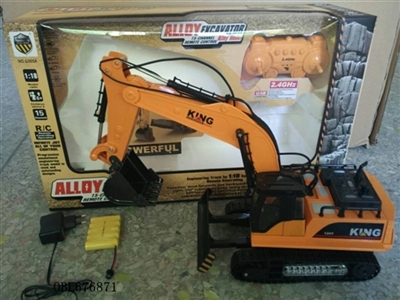 1:18 remote control engineering alloy excavator [with touch demo] - OBL676871