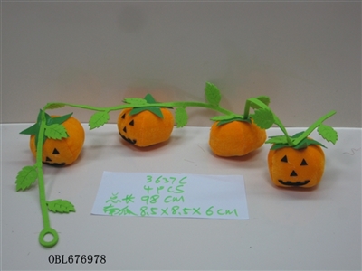 4 1 string of pumpkin pendant - OBL676978