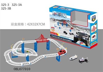 The police car rail cars - OBL677010
