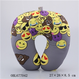 Gray trajectory neck pillow - OBL677042