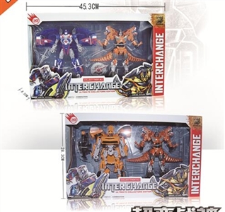 The fourth generation of wasp/optimus prime with a tyrannosaurus rex - OBL677074