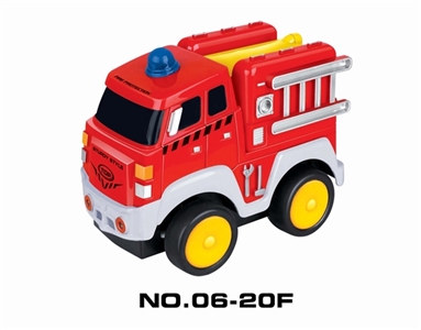 Inertial cartoon fire engines - OBL677183