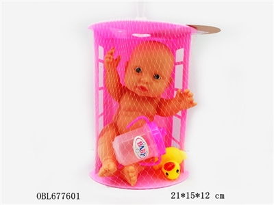 大搪胶娃娃大婴儿摇床套装 - OBL677601