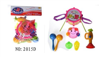 Cartoon tambourine seven suits - OBL677633