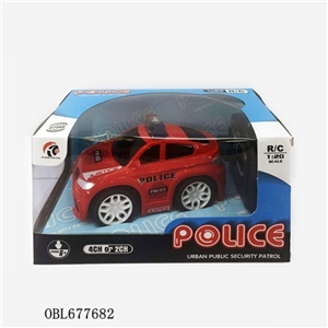 Four-way 1:20 Q version of the BMW X6 a police car - OBL677682