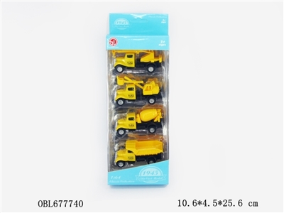1:64滑行合金模型复古工程车 - OBL677740
