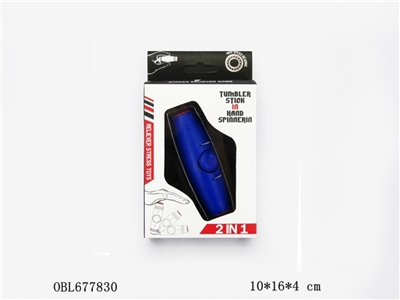 不倒棒&指尖陀螺二合一带灯光六色混装 - OBL677830