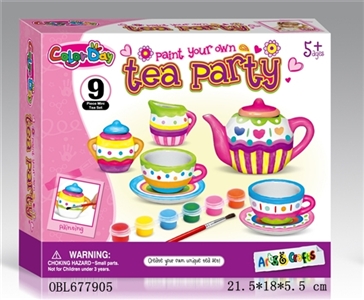 DIY painting graffiti suit the teapot - OBL677905