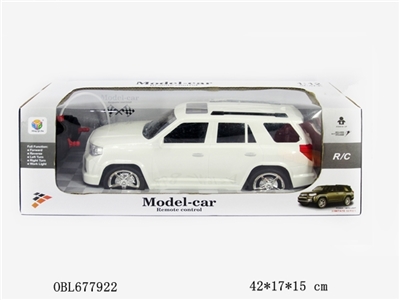 1:12 4 through simulation Toyota 4 runner bring light music to take charge of remote control - OBL677922